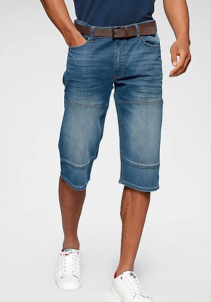 H.I.S Jeansbermudas "HANTZ", (Set, 2 tlg., mit abnehmbarem Gürtel), gerader günstig online kaufen