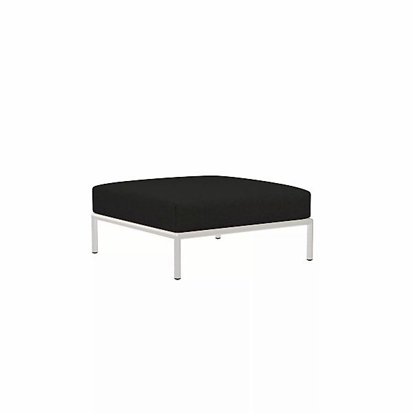 LEVEL2 Outdoor Ottoman Lounge-Modul 3 Kohle Weiß günstig online kaufen