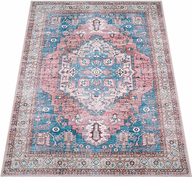 Paco Home Teppich »Bordeaux 246«, rechteckig, 4 mm Höhe, Kurzflor, Orient-O günstig online kaufen