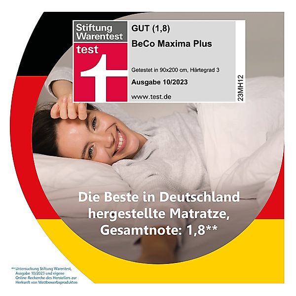Taschenfederkernmatratze Maxima Plus, Beco, 22 cm günstig online kaufen