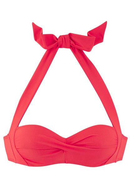 LASCANA Bügel-Bandeau-Bikini-Top Lolo, in getwisteter Optik günstig online kaufen