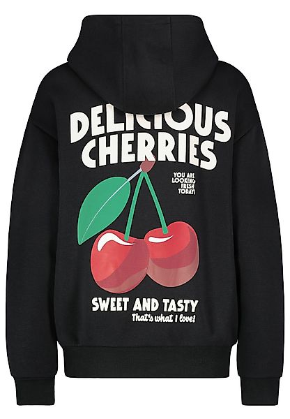 SUBLEVEL Kapuzenpullover Damen Hoodie mit Früchte-Print günstig online kaufen