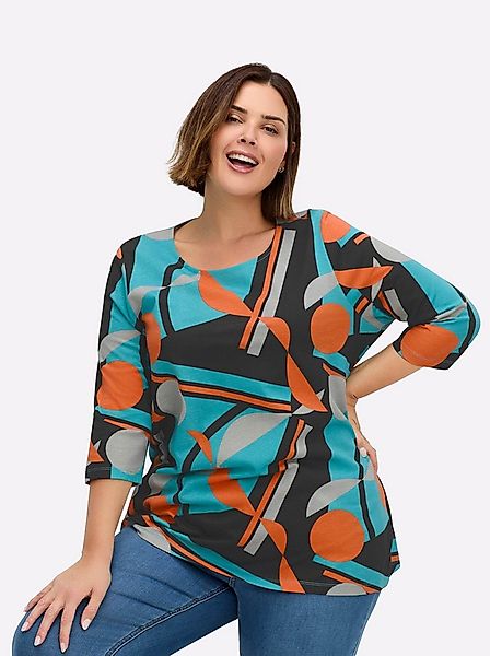 Sieh an! T-Shirt Longshirt 3/4-Arm günstig online kaufen