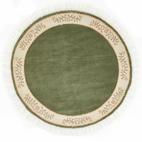 LUXOR living Wollteppich "Giza" rund 12 mm Höhe reine Wolle, handgeknüpft, günstig online kaufen