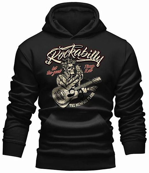 GASOLINE BANDIT® Kapuzensweatshirt für Rockabilly Fans: Memphis Flash günstig online kaufen