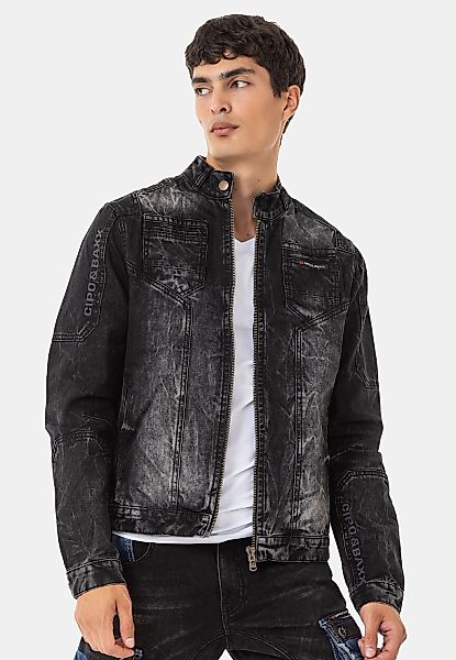 Cipo & Baxx Bikerjacke "CJ299" ohne Kapuze günstig online kaufen