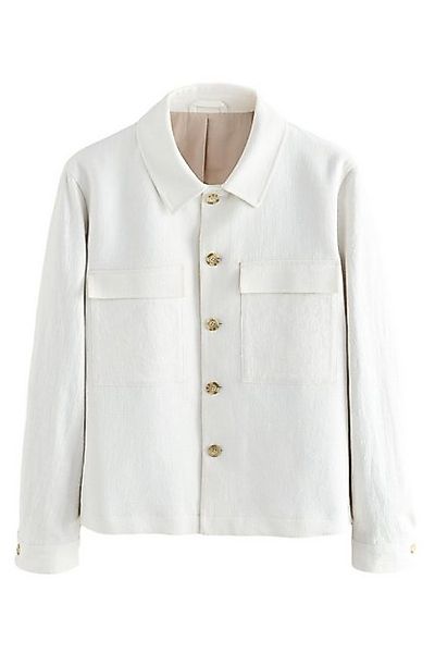 Next Hemdjacke Smarte Hemdjacke im Leinen-Look (1-St) günstig online kaufen