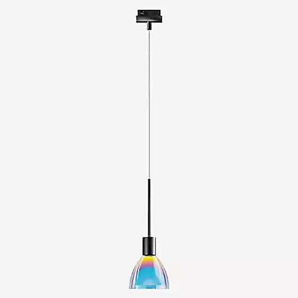 Bruck Silva Pendelleuchte LED für Duolare Schiene - ø11 cm, schwarz, Glas b günstig online kaufen