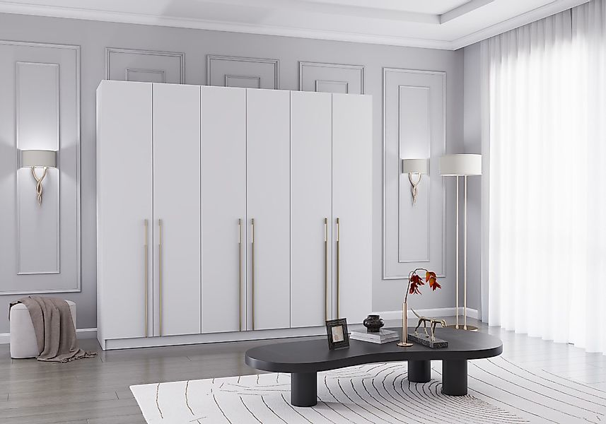 MOEBLO Drehtürenschrank Glamy 6D (Moderner 6-türiger günstig online kaufen