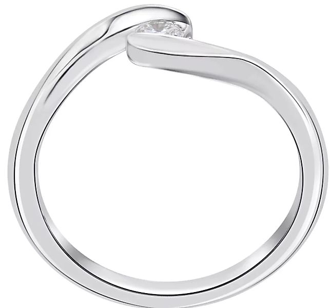 ONE ELEMENT Diamantring "0,15 ct Diamant Brillant Spannfassung Ring aus 585 günstig online kaufen