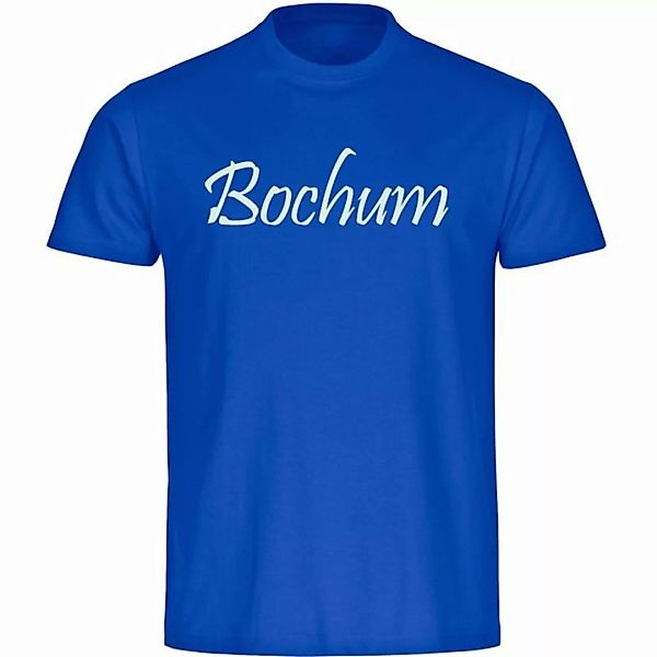 multifanshop T-Shirt Herren Bochum - Schriftzug - Männer günstig online kaufen