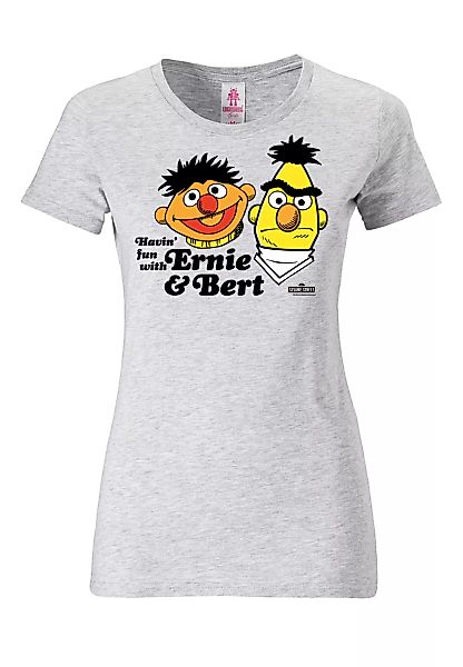 LOGOSHIRT T-Shirt "Sesamstraße - Ernie & Bert Fun" günstig online kaufen