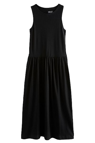 Next Jerseykleid Jersey-Maxikleid mit tiefer Taille, Kurzgröße (1-tlg) günstig online kaufen