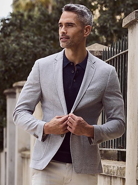 LERROS Jerseysakko "LERROS Jersey Blazer" günstig online kaufen