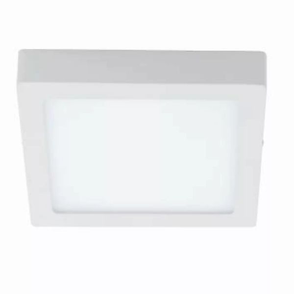 Eckige LED Deckenleuchte Fueva 1 Weiß 30cm günstig online kaufen