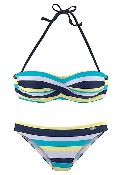 Venice Beach Bandeau-Bikini, mit Streifen günstig online kaufen