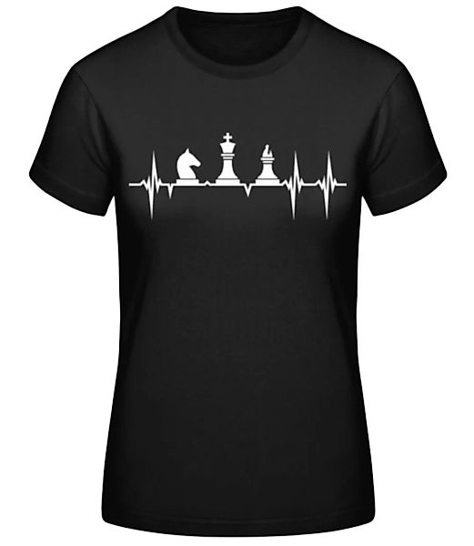 Schach Herzschlag · Frauen Basic T-Shirt günstig online kaufen