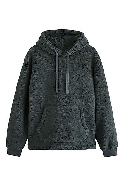 Next Kapuzenfleecejacke Kapuzensweatshirt mit Teddyfell (1-St) günstig online kaufen