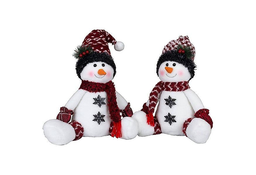 Christmas Paradise Weihnachtsfigur Schneemann Paar, Deko Figur groß 36cm (5 günstig online kaufen