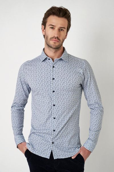 DESOTO Langarmhemd Casual1/1 Mit Rundhalsausschnitt günstig online kaufen