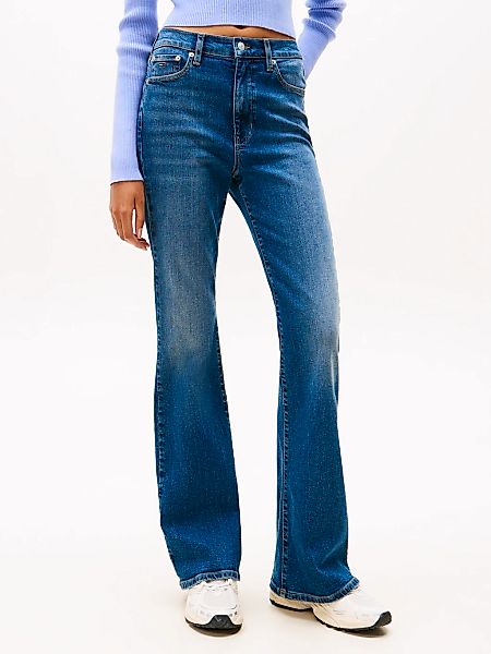 Tommy Jeans Bootcut-Jeans "SYLVIA HGH FLR BI0252", in ausgestellter Form günstig online kaufen