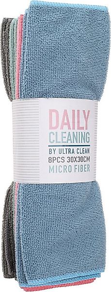 Koopman Geschirrtuch Mikrofasertuch Reinigungstücher 30x30 cm Bunt 4/8 er S günstig online kaufen