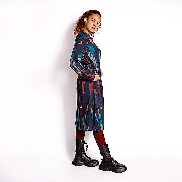 Elegantes Kleid Splash Aus Tencel Mit Grafischem Muster günstig online kaufen