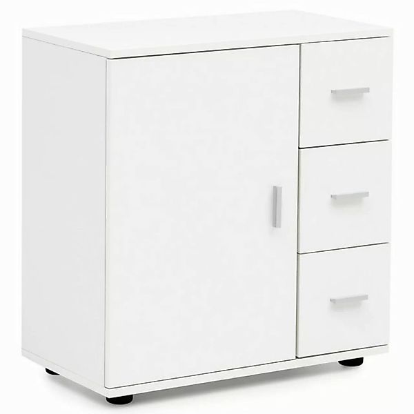 FINEBUY Waschbeckenunterschrank FB52416 (Weiß 60x65,5x33cm, Badschrank mit günstig online kaufen