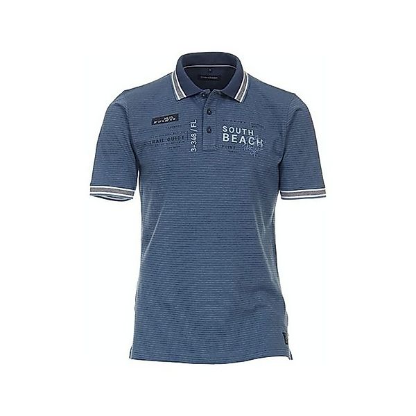 CASAMODA Poloshirt Poloshirt für Herren in petrol (1-tlg) günstig online kaufen