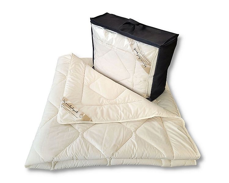 Meivita Naturhaarbettdecke Merino Schafschurwolle Zirbe Ganzjahresdecke, Fü günstig online kaufen