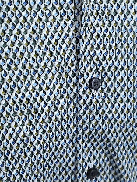 DESOTO Hemd Squares Grün Blau - Größe XXL günstig online kaufen