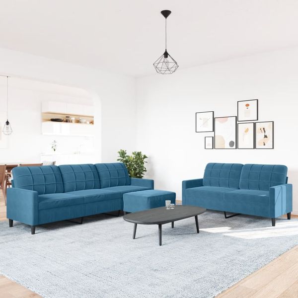 vidaXL Sofa 3-tlg. Sofagarnitur mit Kissen günstig online kaufen