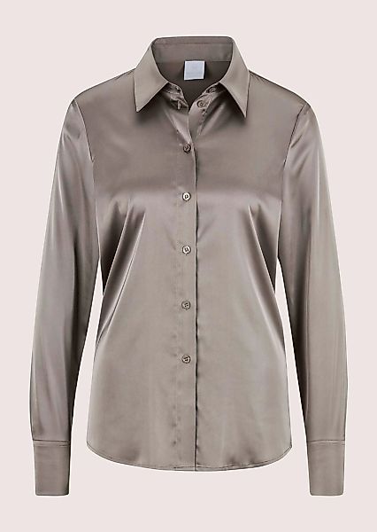 MADELEINE Langarmbluse "Satinbluse Elegante Bluse mit glänzendem Effekt" günstig online kaufen