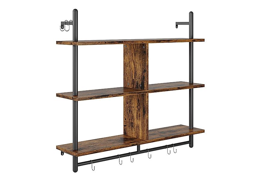 Bestier Wandregal Schweberegale, Küchenregal, Wandmontage, 3 Etagen – 105 x günstig online kaufen