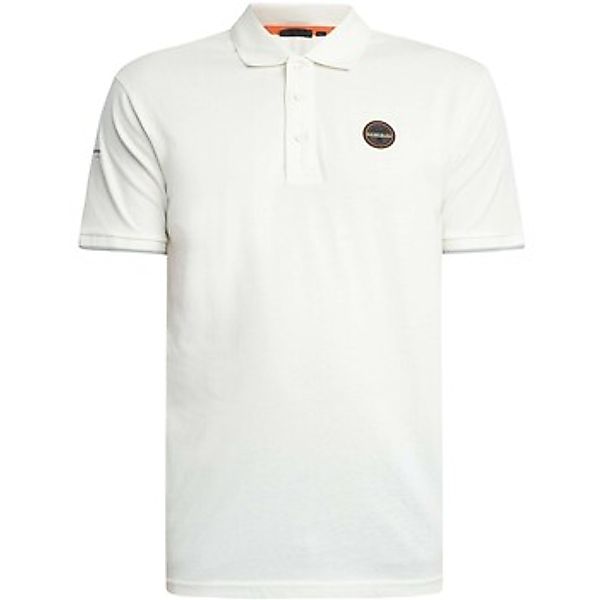 Napapijri  Poloshirt Poloshirt mit Aufdruck „Badge Sum“ günstig online kaufen