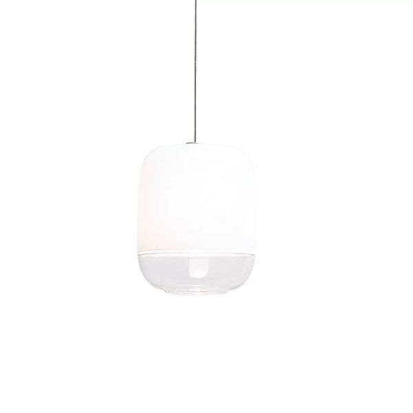 Prandina - Gong Mini LED S1 Pendelleuchte - weiß/H x Ø 16,5x13,5cm/Struktur günstig online kaufen