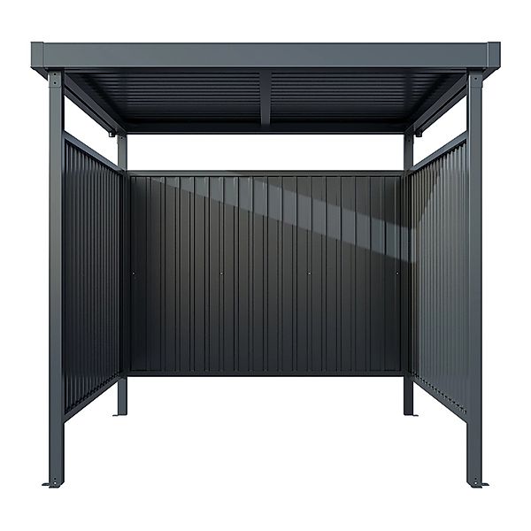 Floraworld Multifunktionsunterstand Smoke Vorderseite Offen 204 x 214 x 214 günstig online kaufen
