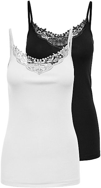 ONLY Spitzentop ONLKIRA LACE SINGLET 2PACK günstig online kaufen