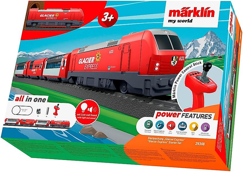 Märklin Spielzeugeisenbahn-Set Märklin my world - Startpackung Glacier Expr günstig online kaufen