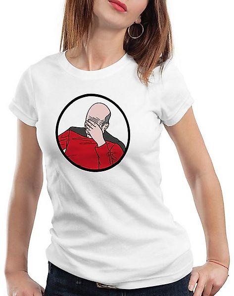 style3 T-Shirt Picard Facepalm meme star trek sternenflotte enterprise ncc- günstig online kaufen