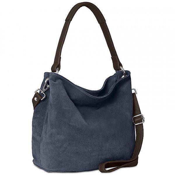Caspar Schultertasche Damen Veloursleder Handtasche Klassisch günstig online kaufen