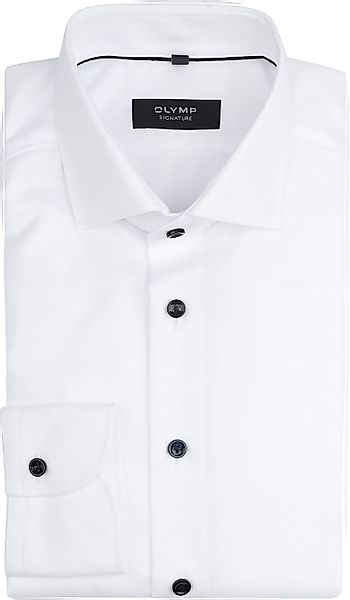 OLYMP Signature Hemd Twill Weiß - Größe 42 günstig online kaufen