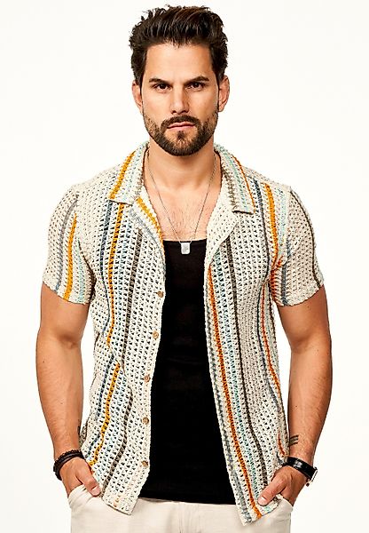 SOULSTAR Kurzarmhemd Bunt im Vintage Summer-Look günstig online kaufen