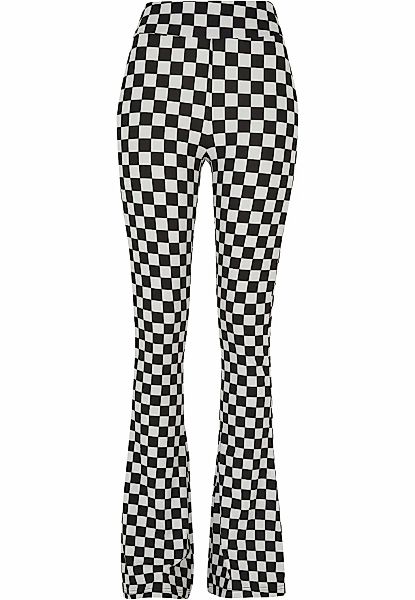 URBAN CLASSICS Leggings "Urban Classics Damen Ladies Checked Boot Cut Leggi günstig online kaufen