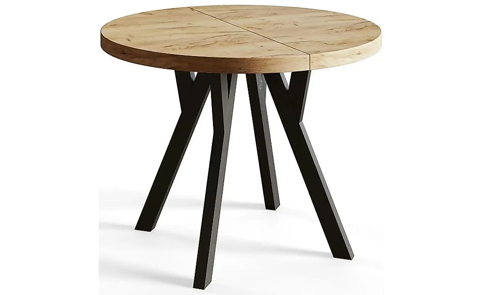 Esstisch ausziehbar Ove ¦ braun Ø: 100 Tische > Esstische > Esstische rund günstig online kaufen