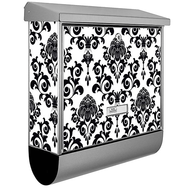 Banjado Briefkasten Edelstahl 38x39x12cm Mit Zeitungsfach Inkl. Montagemate günstig online kaufen
