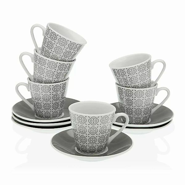 Satz Von 6 Kaffeetassen Versa Medeiros Porzellan (6 Stücke) (5,8 X 6 X 5,8 günstig online kaufen