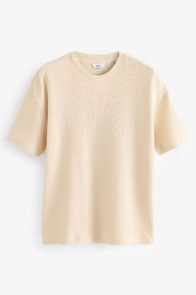 Next T-Shirt Relaxed Fit T-Shirt mit Waffelstruktur (1-tlg) günstig online kaufen
