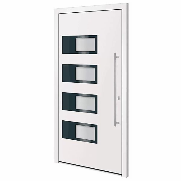 vidaXL Haustür Haustür Weiß 100x200 cm günstig online kaufen