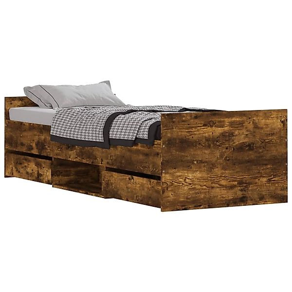 vidaXL Bett Bettgestell mit Kopf- und günstig online kaufen
